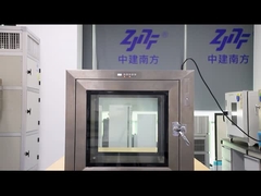 Boîte de passe de salle blanche en acier inoxydable