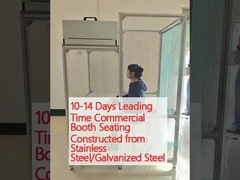 Temps de livraison de 10 à 14 jours Sièges de kiosques commerciaux en acier inoxydable/acier galvanisé