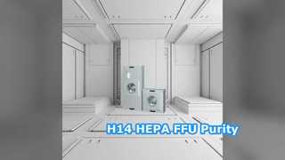 Solution pour air pur H14 HEPA FFU