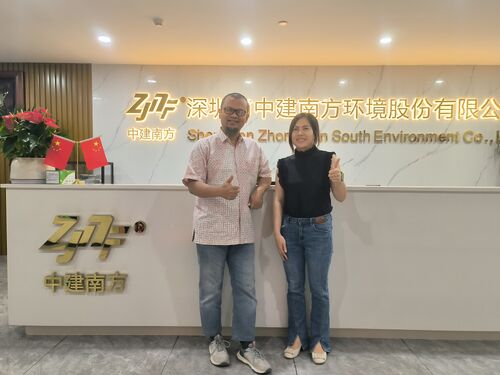 Latest company news about Customers from Indonesia Visited China Construction Shenzhen Zhong Jian South Environment Co., Ltd.