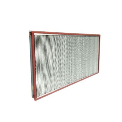Filtre à air HEPA à haute température, H13 H14 99,95% 0.3um Filtre à air HEPA plissé