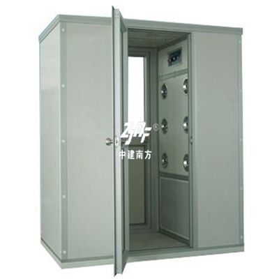 Douche d'air de salle blanche personnalisée avec porte de conception flexible dimension interne et globale personnalisée