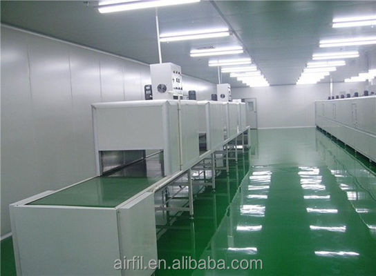 Salle blanche modulaire Standards de cabine plafond FFU Salle blanche avec panneau sandwich
