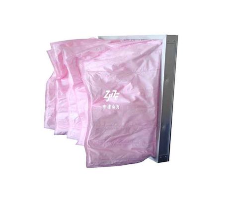 Filtre à air de poche lavable à l'usine jaune bleu rose F7 F8 F9 pour l'industrie