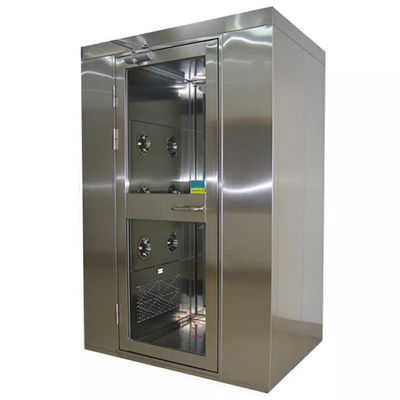 Machine de nettoyage à semelle Personnel Cargo Salle blanche Douche à air comprimé 6-24 Buseaux à double face en acier inoxydable