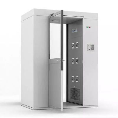 Nouveau moteur d'économie d'énergie salle blanche douche à air avec écran LED SUS304 en acier inoxydable 380V / 50HZ