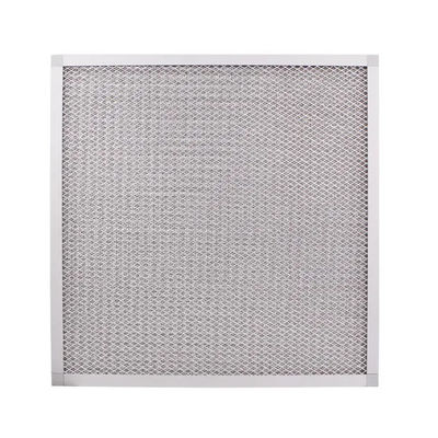 Réseau métallique pré-filtreur d'air rectangulaire pour filtration de salle blanche Système de climatisation
