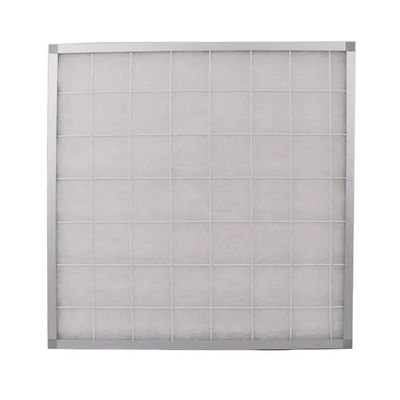 Filtre à air à panneau de 6 à 15 Pa, Filtre à air en polyester en fibre de fer galvanisée en coton