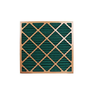 Pré-filtre à air imperméable Carton kraft cadre extérieur Prévention des épidémies Hauts débits d'air Pour l'industrie
