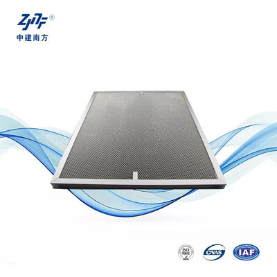 0.3um panneau photocatalytique HEPA filtre alliage d'aluminium galvanisé pour lampe UV