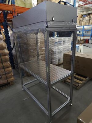 Éclairage fluorescent de banc propre Flux d'air laminaire Classe 100 Propreté 1000-1200m3/H Volume d'air