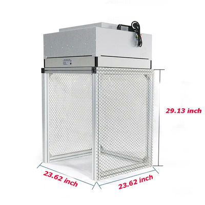 Capot de débit d'air laminaire personnalisable Options horizontales et verticales pour la filtration de l'air dans les salles blanches