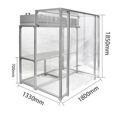 Facilité d'installation Filtrage d'air portable banc de siège de cabine commerciale Avec 99,99% 0,3um Porosité et filtres HEPA ou ULPA