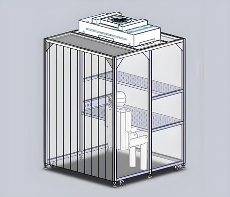 Facilité d'installation de cabine de salle blanche modulaire personnalisée pour des performances optimales dans les opérations de fabrication