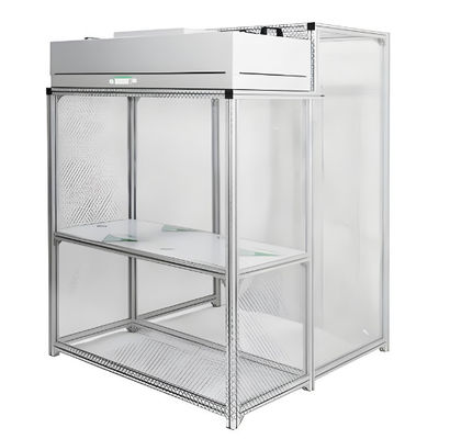 Facile d'assemblage Flexibilité opérationnelle et efficacité en espace Banquet propre mini Environnement propre Stand avec réglages de contrôle du débit d'air