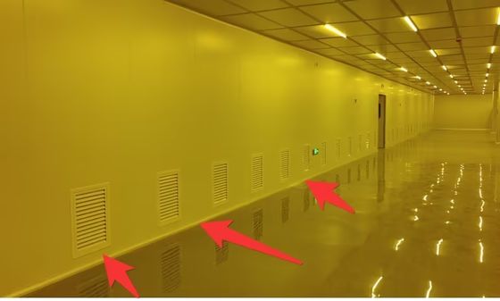 Salle blanche modulaire en acier inoxydable pour la fabrication hospitalière