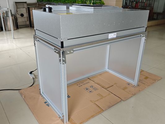 1200*600*740MM Taille de table Bouchon de débit laminaire avec 99,99% d'efficacité de filtration et matériau acrylique/aluminium