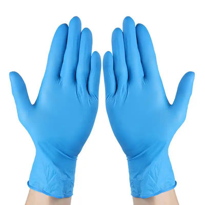 Gants à base de nitrile à l'épreuve de l'eau antistatique sans poudre pour les environnements sensibles