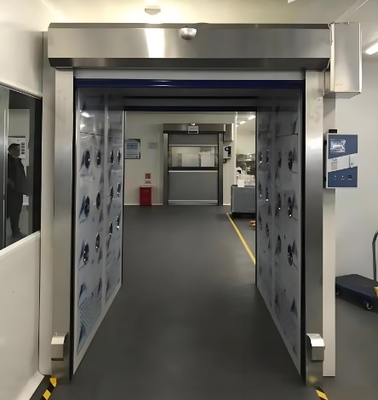 Cabine de douche à air en acier inoxydable pour le fret, pour accessoires de salle blanche pharmaceutique et médicale pour semi-conducteurs