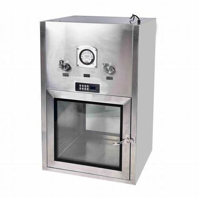 Entretien de routine simplifié avec la fenêtre de transfert en acier inoxydable pour salle blanche Remplacez rapidement les lampes UV