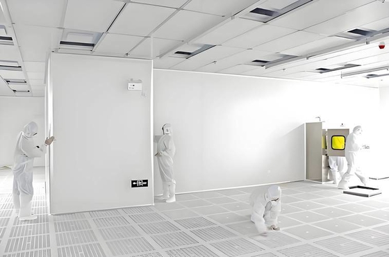 Salle blanche modulaire à contrôle environnemental intelligent avec écran tactile 10 pouces pour la surveillance de la température en temps réel