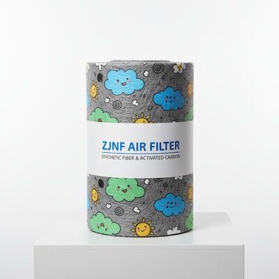 ZJNF Matériaux de filtrage de l'air au carbone actif en fibres synthétiques non tissées