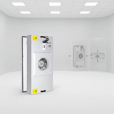 quality Unité de filtration de ventilateur H14 HEPA avec cadre en acier inoxydable SUS304 et commande à trois vitesses pour salles blanches factory