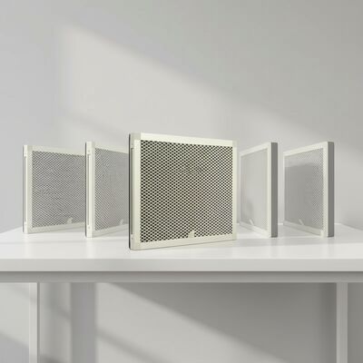 quality Filtreur de panneau HEPA H14 durable avec 99,99% d'efficacité et 0,3um de précision de filtration à l'aide de supports en fibre de verre factory