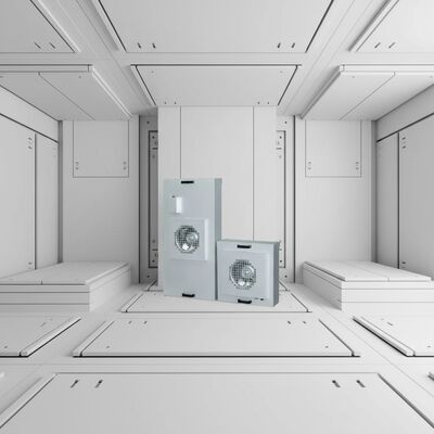 Unité de filtration HEPA pour ventilateurs de classe H14 industrielle avec cadre en acier inoxydable SUS304 et commande à trois vitesses pour salles blanches