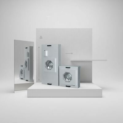 quality Unité de filtration de ventilateur H14 HEPA avec cadre en acier inoxydable SUS304 et commande à trois vitesses pour salles blanches factory