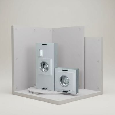 quality Unité de filtration de ventilateur H14 HEPA avec cadre en acier inoxydable SUS304 et commande à trois vitesses pour salles blanches factory