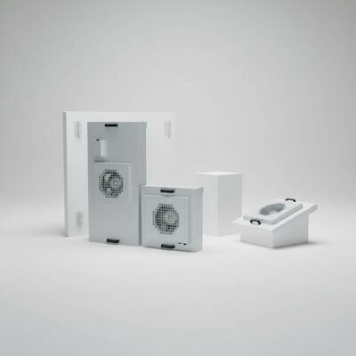 quality Unité de filtration de ventilateur H14 HEPA avec cadre en acier inoxydable SUS304 et commande à trois vitesses pour salles blanches factory
